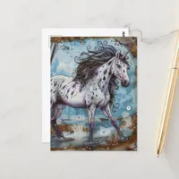 Unicorn Appaloosa Postcard