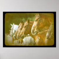 Horse Show Lineup Poster