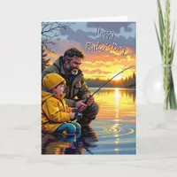 Happy Father's Day  | Night Fishing  Card