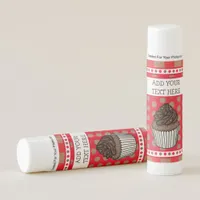 Chocolate Cupcake Party Favor Thank You Gift   Lip Lip Balm