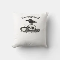 F-Caw-F Classic Cool Unique Throw Pillow