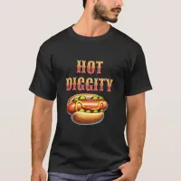 Hot Diggity | Retro Hot dog  T-Shirt