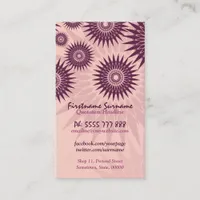 Sun Rosea w/ Logo Business Card