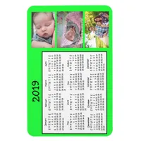 Personalized Photo Mini Magnet Calendar 2018