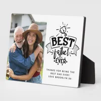 Best Father Ever | Trophy Photo Plaque