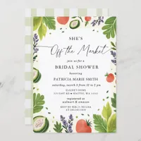 She is off the Market Farmers Market Bridal Shower Invitation