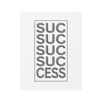 Success Inspirational Motivational Affirmation Metal Print