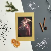 Fabulous Fireworks Holiday Card