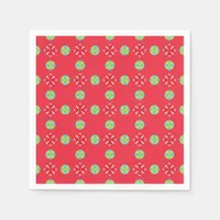 Christmas Holiday Charm Pattern 03 -  Napkins