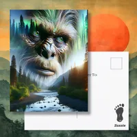 Bigfoot Just Saying Hi Postcard
