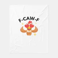 Funny F-Caw-F Classic Fleece Blanket