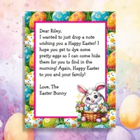 Personalized Children's Letter from Easter Bunny