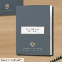 Income Tax Return Folders with Pockets