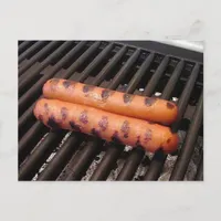 Grilled Hot Dogs Postcard