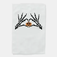Spooky Heart Hands Dark Gothic Tone Garden Flag