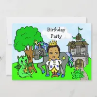 Little Prince Fairy Tale Birthday Party Invitation