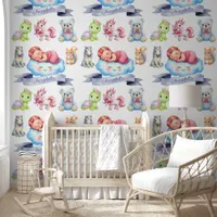  Baby Name Wallpaper Sleeping Baby  Animals Pastel Wallpaper