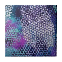 Spotted Dotted Abstract Fun Ceramic Tile