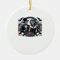 Till Death Do Us Part – Gothic Love Ceramic Ornament