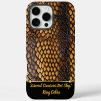 Intricate patterns of snake skins in natural light iPhone 16 pro max case