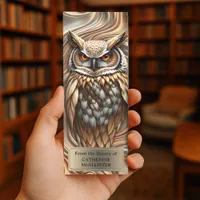 Molten Copper and Silver Owl Spirit Keeper Bookmarks