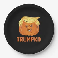 Halloween Pumpkins Funny Trumpkin Paper Plates