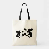 Bessie and Nellie, the Cows Tote Bag