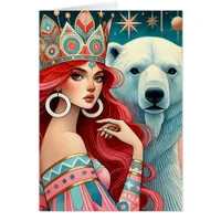 Princess and the Polar Bear Blank Inside Card