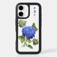 Blue Hydrangea Floral Art Personalized Phone Case