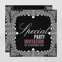 Modern Medieval Tribal Fusion Party Invitations