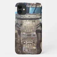 Supersonic Aircraft Cockpit Photo iPhone 11 Case