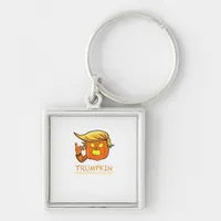 Halloween Trumpkin Funny – Classic Costume Design Keychain