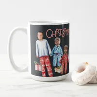 Personalized Christmas Pajamas Photo Mug