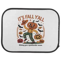 Funny Halloween Autumn Cute It’s Fall Y’all Pumpki Car Floor Mat