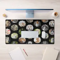 Fun Personalized 24 Photo Collage Desk Mat