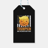 Make Halloween Great Again Trumpkin Funny Hair Pum Gift Tags