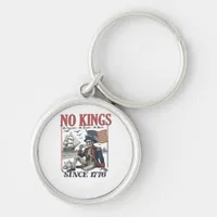 Retro No Kings Since 1776 Rejecting Kings Classic  Keychain