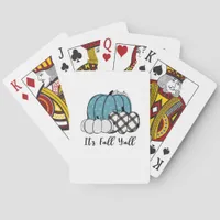 It’s Fall Y’all Cool Unique Poker Cards