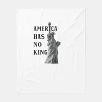 America Has No King Classic Fleece Blanket