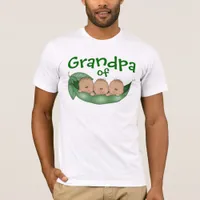 Grandpa of Triplet Boys with Dark Skin T-Shirt