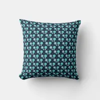 Aqua Bubbles Polka Pattern  Cushions