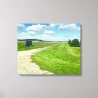 Platteville, Wisconsin, Midwest, "The M" Art Canvas Print