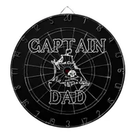 Captain Dad Dartboard With Darts