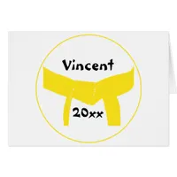 Martial Arts Yellow Belt