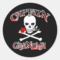 Captain Grandma Sticker