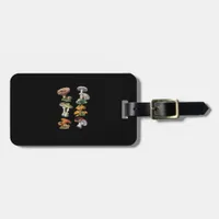 Cottagecore Mushrooms Goblincore Aesthetic Mushroo Luggage Tag