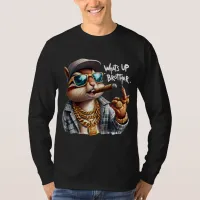 what's up brother Squirrel Smoking Cigar T-Shirt