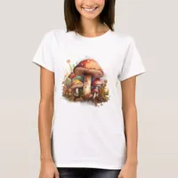 Adorable watercolor mushrooms T-Shirt