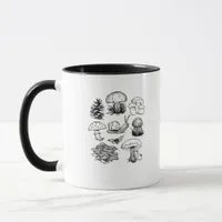 Cottagecore Aesthetic Goblincore Mushroom Snail Mug