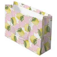 Lemon Themed Pink Birthday Party Gift Bag